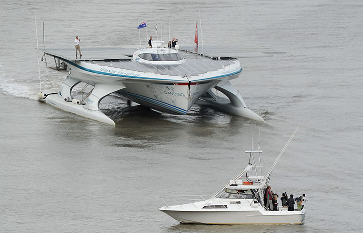 The Turanor Planet Solar: world's largest solar-powered boat Brisbane, Australia