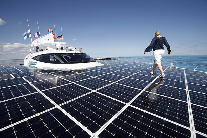 The Turanor Planet Solar: world's largest solar-powered boat in Cancun