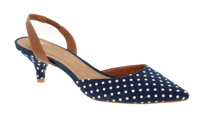 Autumn up your wardrobe: Polka dot kitten heels