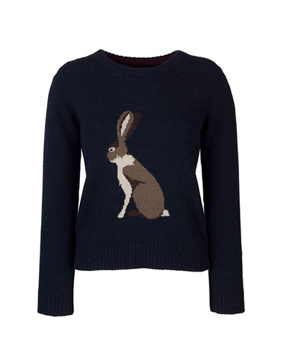 Autumn up your wardrobe: Joules hare jumper