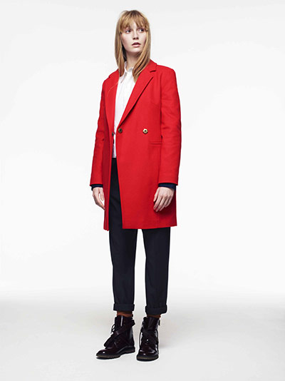 Autumn up your wardrobe: Red Asos coat