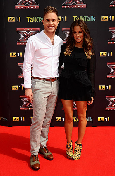 The X Factor 2011 launch: Olly Murs and Caroline Flack