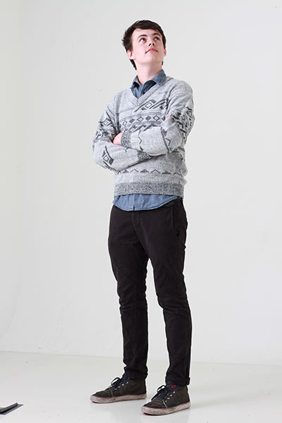 Freshers mens fashion: Fresher fashion Aidan Boulter