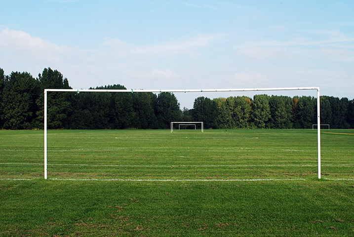 In pictures: Gap: goalposts on Hackney Marsh