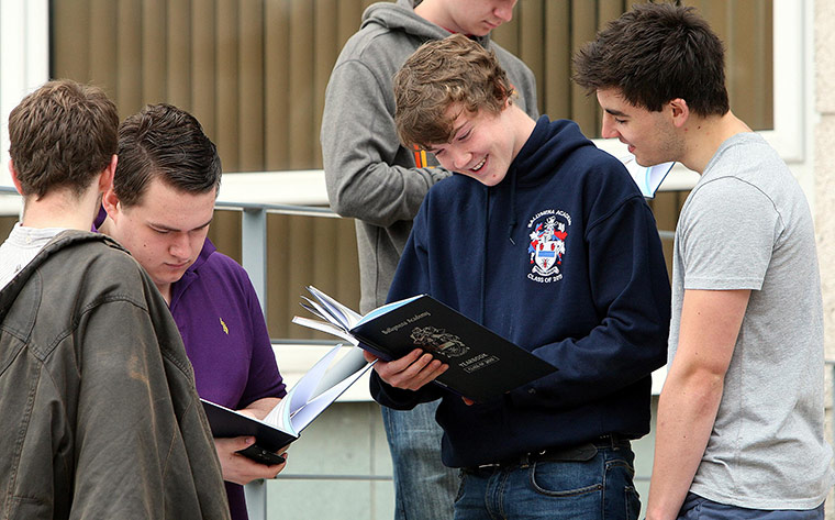 A-level results: A-level results, Ballymena Academy in Belfast