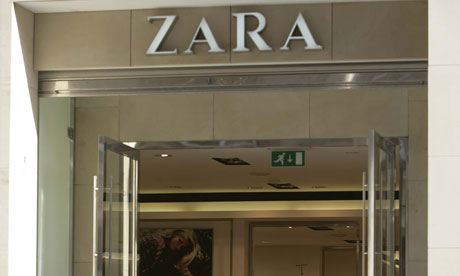 Zara womenswear fashion shop,Glasgow, Scotland,