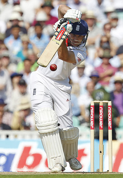 Fourth Test Day Two: England v India fourth npower test at kia Oval Strauss