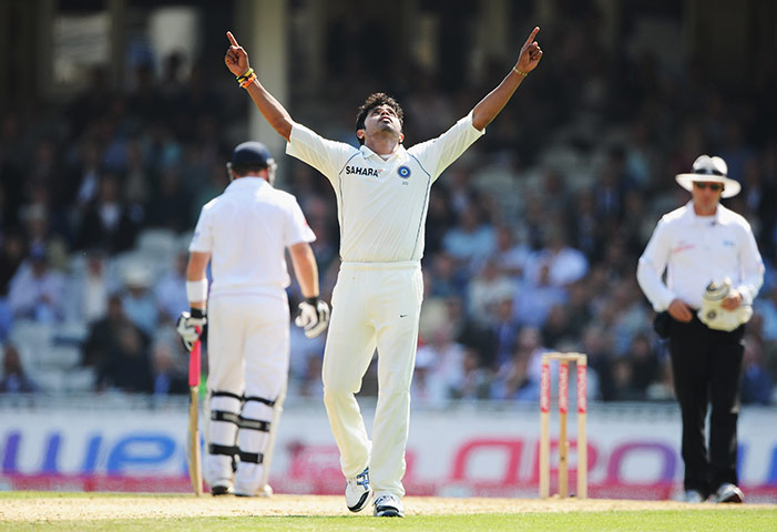 Fourth Test Day Two: England v India: 4th npower Test - Day Two - Strauss out