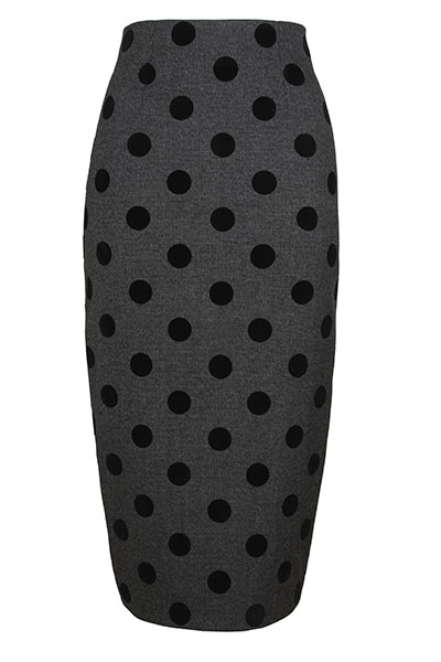 September issue best buys: Asos polka dot pencil skirt