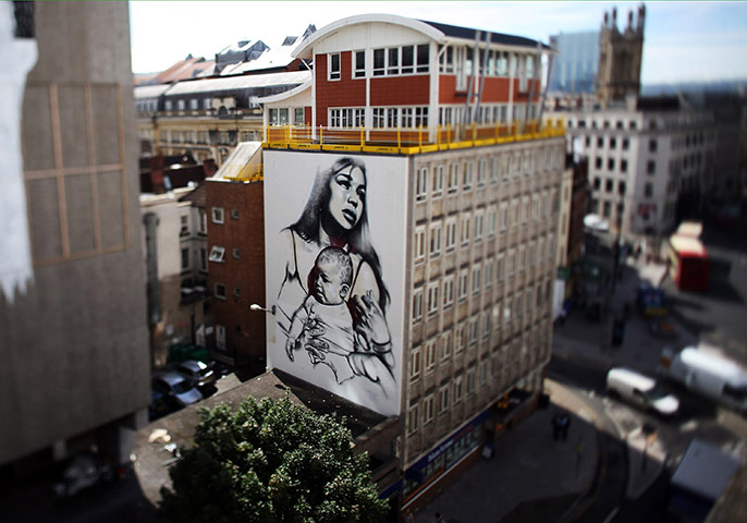 24 Hours: An artwork which is set to become the UK's largest street art project