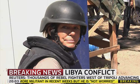 Alex Crawford reporting from Libya