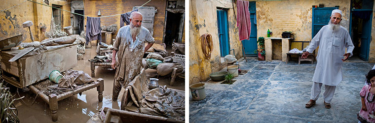 Pakistan floods: one year on - then and now