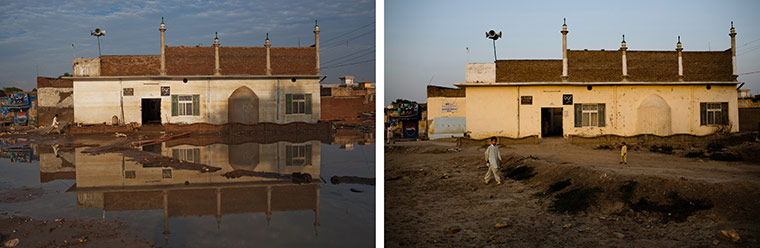 Pakistan floods: one year on - then and now