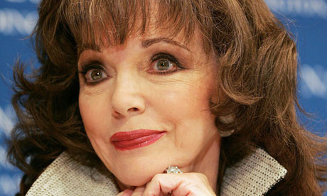 Joan Collins offers advice about fashion parenting and weight loss in her 