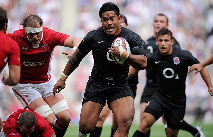 RWC 2011 England Squad: Manu Tuilagi of England and Leicester
