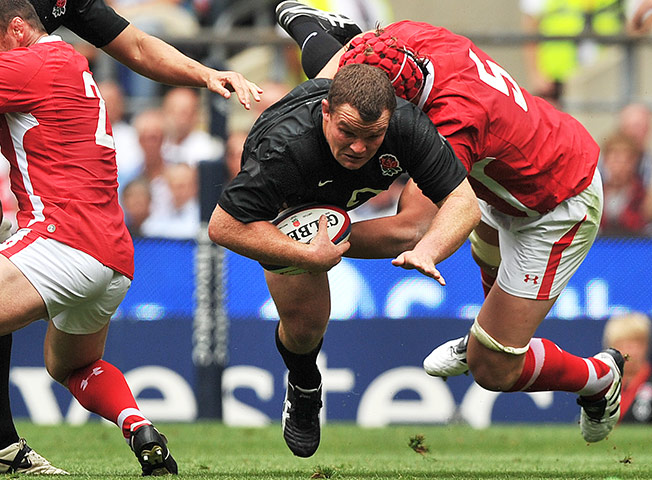 RWC 2011 England Squad: Matt Stevens of England and Saracens
