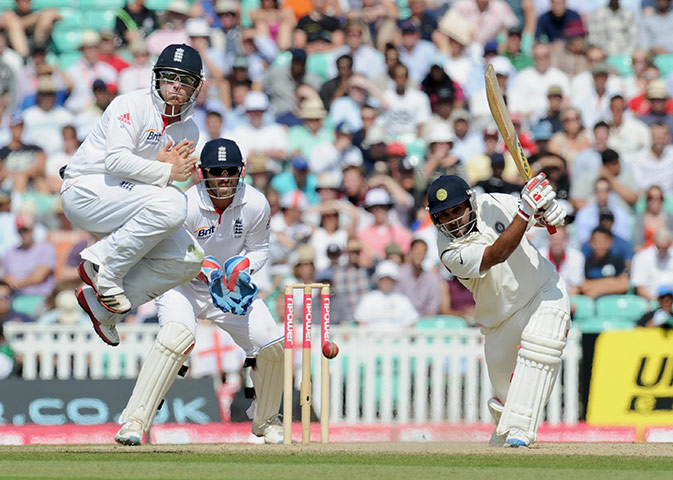 India Oval Fourth Test: Cricket - npower Fourth Test - Day Five - England v India - The Kia Oval