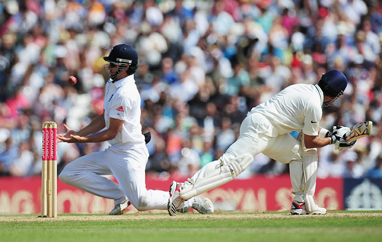 India Oval Fourth Test: England v India: 4th npower Test - Day Five