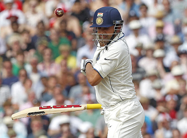 India Oval Fourth Test: India's Gautam Gambhir is hit on the helmet