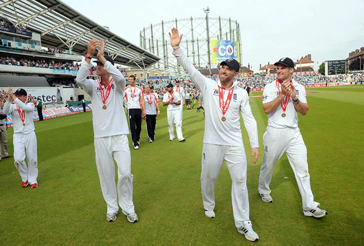 India Oval Fourth Test: Cricket - npower Fourth Test - Day Five - England v India - The Kia Oval