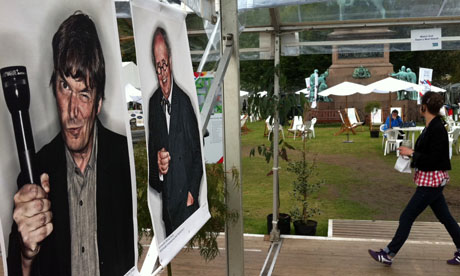 Ian Rankin is appearing at the book festival today in Edinburgh