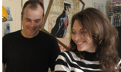 Metaphrog illustrators John Chalmers and Sandra Marrs | pic: Kirsty Anderson