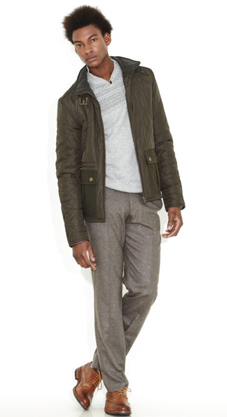 Line-up: Ted Baker: Quilted jacket