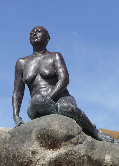 Women sculptures: Folkestone Mermaid by Cornelia Parker, Kent 