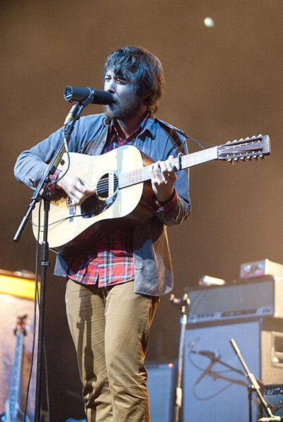 Green Man Festival: Robin Pecknold of Fleet Foxes who headlined the main stage