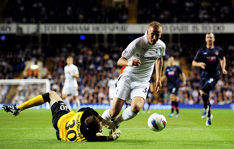 football2: Tottenham Hotspur FC v Heart of Midlothian FC - UEFA Europa League Play-Off