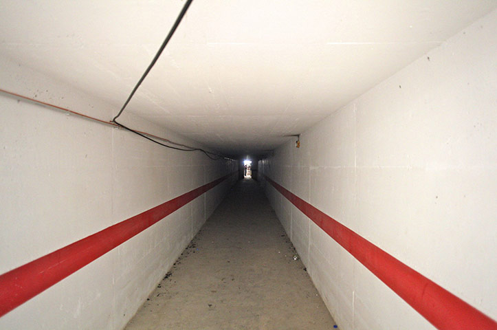 Bab al-Aziziya, Tripoli: Tunnel at the compound, Bab al-Aziziya compound