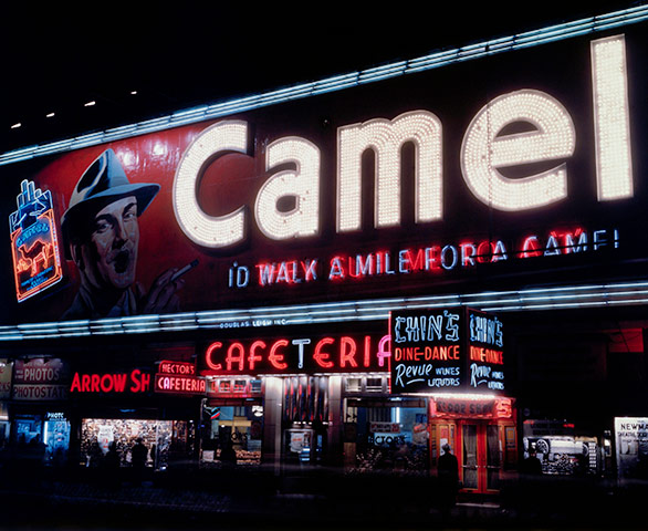 100 years of neon: Neon Camel Cigarette Sign