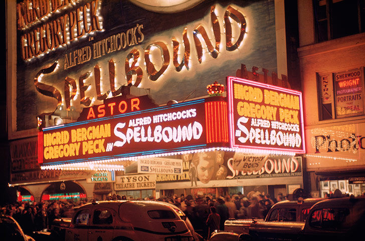 100 years of neon: Marquee outside Astor Theater