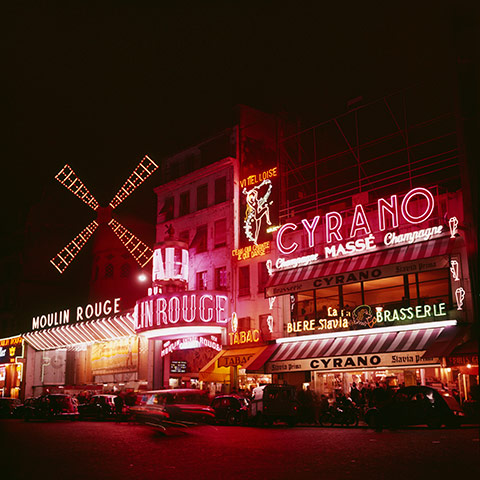 100 years of neon: The Moulin Rouge in Pigalle during the 1960s