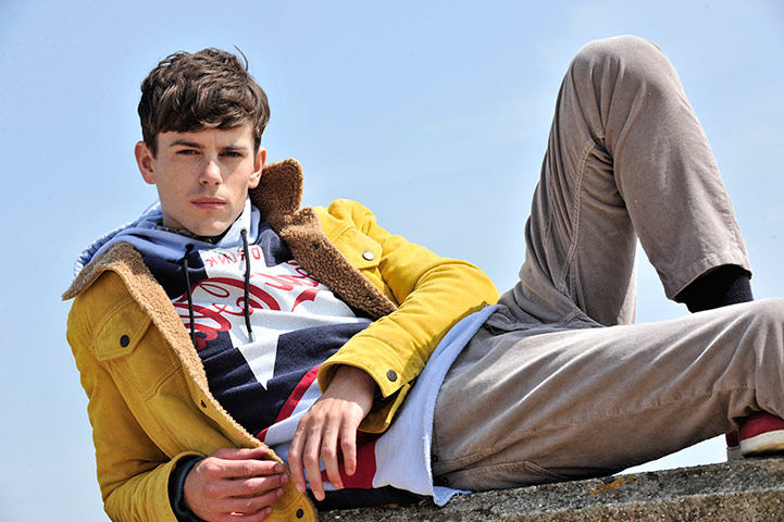 key trends: Sweatshirts: Model wearing D&G