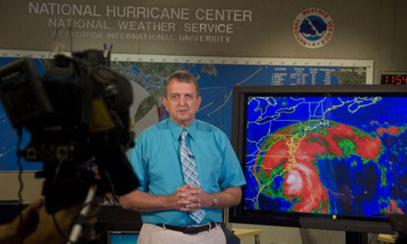 National Hurricane Center Director Bill Read provides a live update on Hurricane Irene 