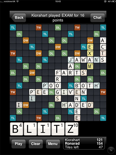 Week in pics: Ron Arad: Wordfeud