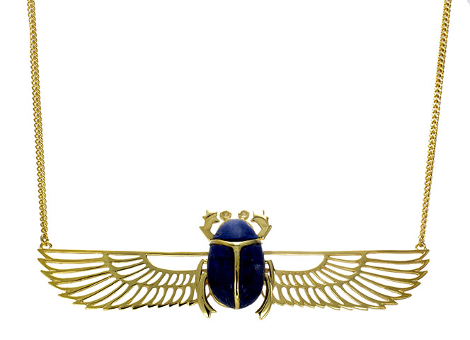 Wish list: London Gems: Scarab and Isis wing necklace