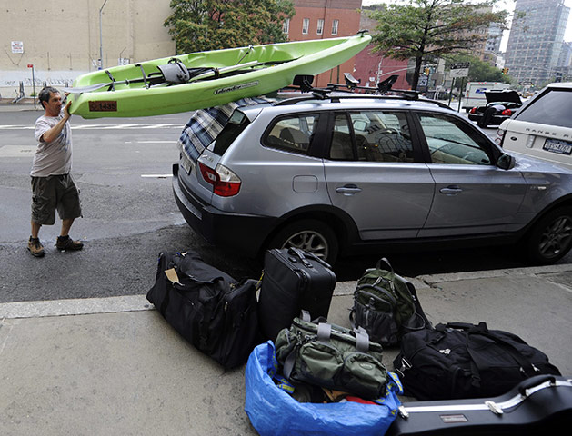 Hurricane Irene: Hurricane Irene arrives on the East Coast