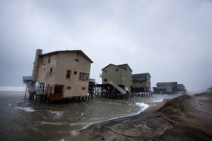 Hurricane Irene: Hurricane Irene arrives on the East Coast