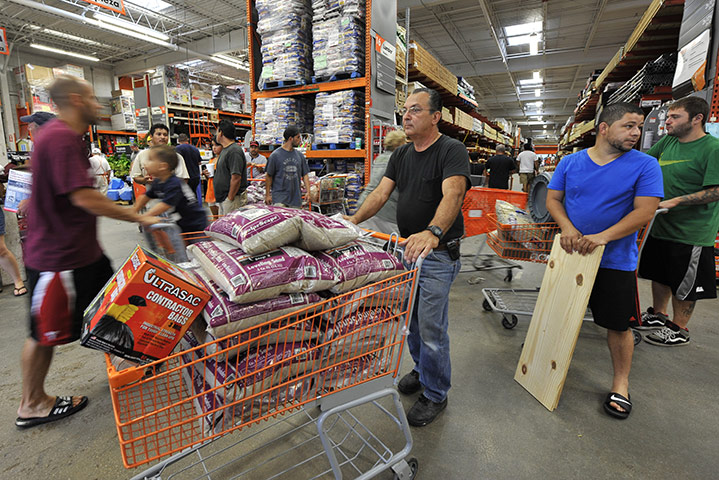 Hurricane Irene: Hurricane Irene arrives on the East Coast