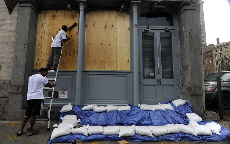 Hurricane Irene: Hurricane Irene arrives on the East Coast