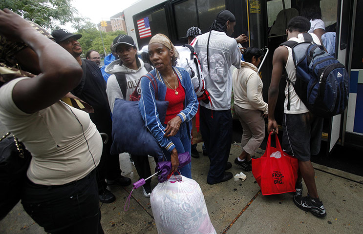 Hurricane Irene: Hurricane Irene arrives on the East Coast