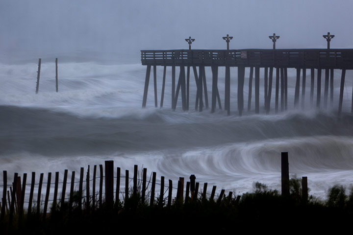 Hurricane Irene: Hurricane Irene arrives on the East Coast