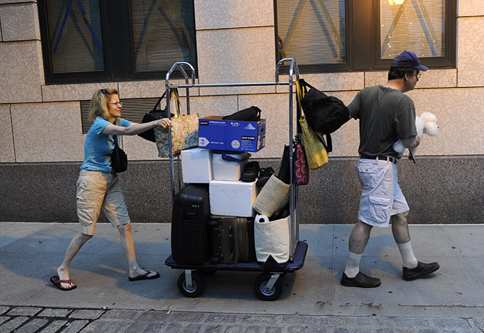 Hurricane Irene: Hurricane Irene arrives on the East Coast