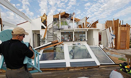 Hurricane Irene left this home in Virginia Beach a ruin before continuing up the east coast