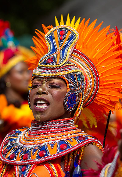 Notting Hill - Day 2: A reveller dances