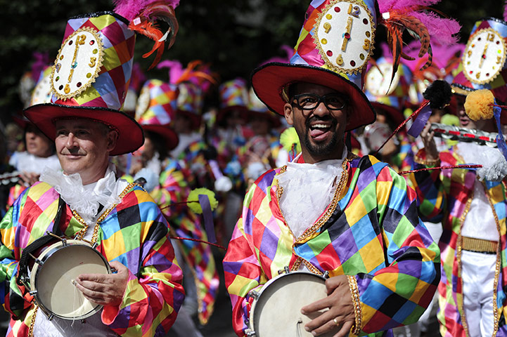 Notting Hill - Day 2: Performers bang their drums