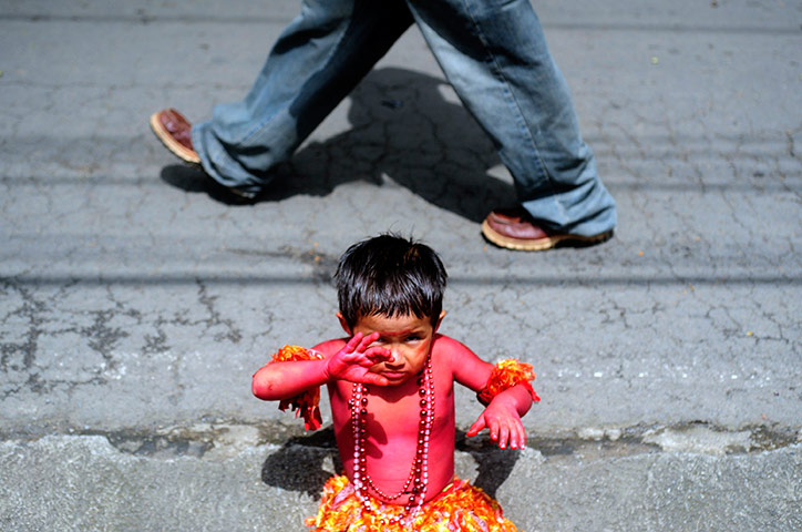 24 hours in pictures: Festivities in for the patron saint Santo Domingo de Guzman, Nicaragua