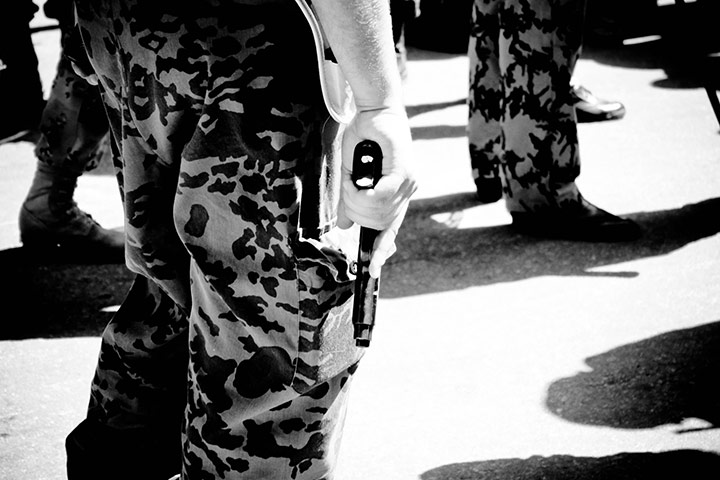 Tahrir square sit-in: armed military